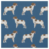 Blauer Hund Stoff (Nahaufnahme)