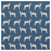 Blauer Hund Stoff (Muster)