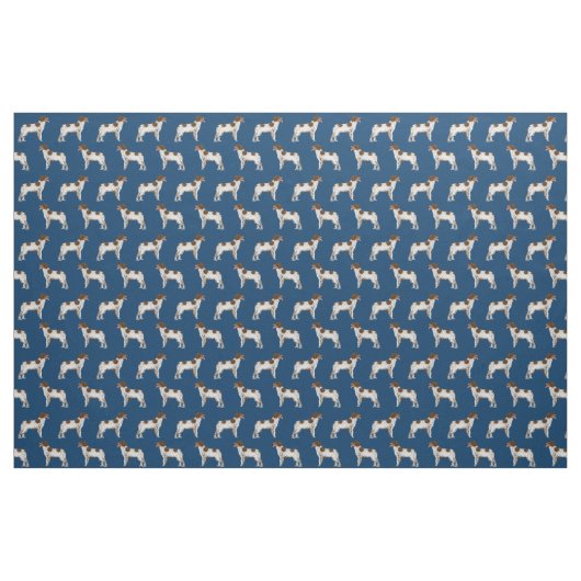 Blauer Hund Stoff (Fat Quarter (45,7 x 55,9 cm))