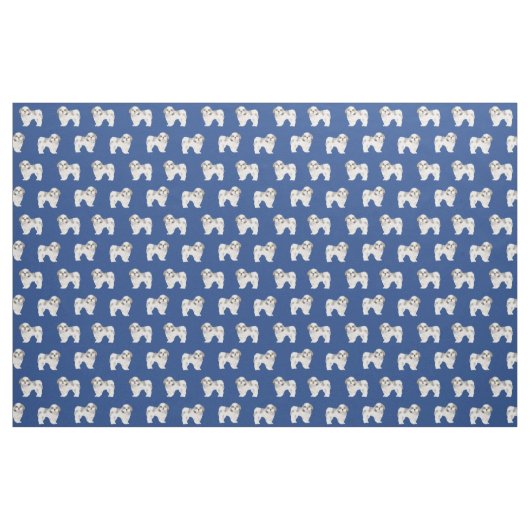 Blauer Hund Stoff (Fat Quarter (45,7 x 55,9 cm))