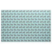 Blauer Hund Stoff (Fat Quarter (45,7 x 55,9 cm))