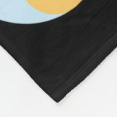 Blauer Hund Vater Familienkostüm zu Halloween Fleecedecke (Ecke)