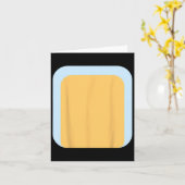 Blauer Hund Vater Familienkostüm zu Halloween Karte (Gelbe Blume)