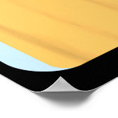 Blauer Hund Vater Familienkostüm zu Halloween Poster (Ecke)