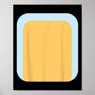 Blauer Hund Vater Familienkostüm zu Halloween Poster