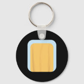 Blauer Hund Vater Familienkostüm zu Halloween Schlüsselanhänger (Vorderseite)