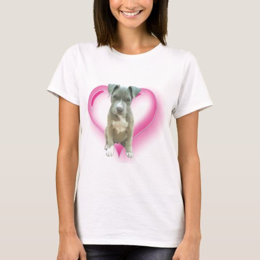 Blauer Hündchen-T - Shirt (Vorderseite)