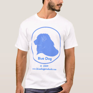 Blauer Hundedemokrat-T - Shirt