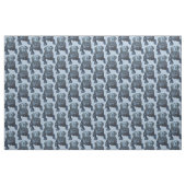 Blauer Hundegewebe aus schwarzem Lab Muster Stoff (Fat Quarter (45,7 x 55,9 cm))