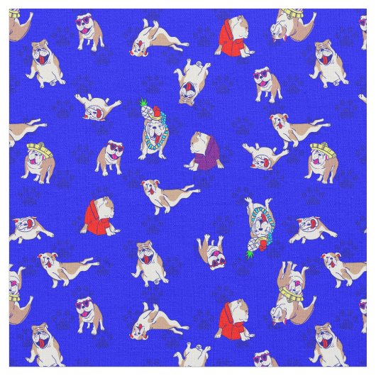 Blauer Hundekuchen Stoff (Nahaufnahme)