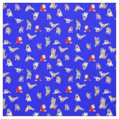 Blauer Hundekuchen Stoff (Muster)