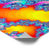 Blauer Hurrikan I Poster (Ecke)