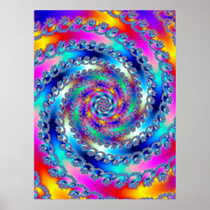 Blauer Hurrikan I Poster