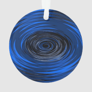 Blauer Hurrikan Ornament