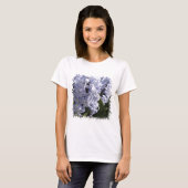 Blauer Hyazinthen-Damen-T - Shirt (Vorne ganz)