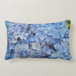 Blauer Hydrangea 2 Lendenkissen