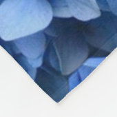 Blauer Hydrangea Fleecedecke (Ecke)