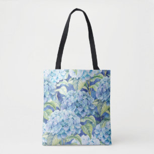 Blauer Hydrangea gehen überall Tasche