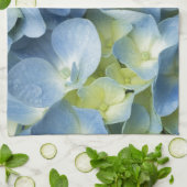 Blauer Hydrangea Küchentuch (Gefaltet)