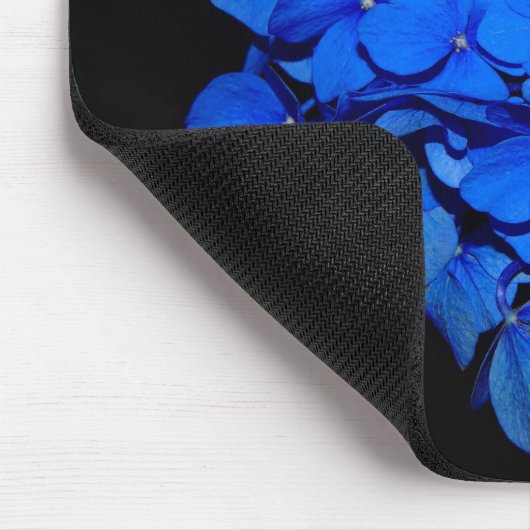 Blauer Hydrangea Mousepad (Ecke)