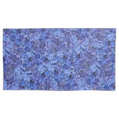 Blauer Hydrangeakissenbezug Kissenbezug (Vorderseite)