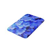 Blauer Hydrangeas-Bathmat Badematte (Schrägansicht)