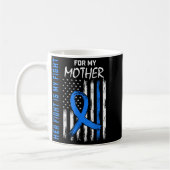 Blauer ihr Kampf ist mein Kampf gegen Diabetes Bew Kaffeetasse (Links)