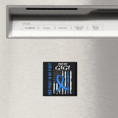 Blauer ihr Kampf ist mein Kampf gegen Diabetes Bew Magnet (In Situ (Geschirrspüler))