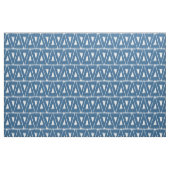 Blauer Ikat-Dreiecke-Stoff Stoff (Fat Quarter (45,7 x 55,9 cm))