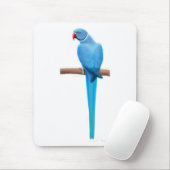 Blauer Inder Ringneck Parrakeet Mousepad (Mit Mouse)