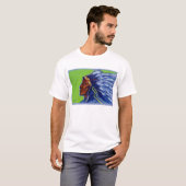 blauer Inder T-Shirt (Vorne ganz)