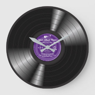 Blauer individualisierbarer Stein um die große Uhr