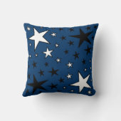 Blauer, individuell anpassbarer Niedlicher Crossbo Kissen (Rückseite)