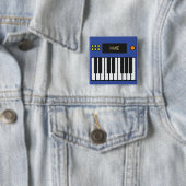 Blauer, individuell einstellbarer Piano-Keyboard-M Button (Beispiel)