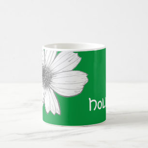 Blauer Individuelle Name Irisgrün Kaffeetasse