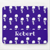 Blauer Individuelle Name Mousepad (Vorne)