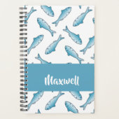 Blauer individuelle Name Planer (Vorderseite)