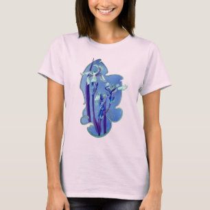 Blauer Ire floral Art T-Shirt