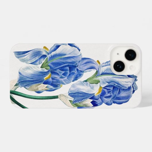 Blauer Ire iPhone Hülle (Rückseite (Horizontal))