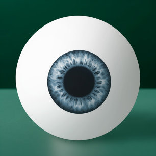 Blauer Iris-Auge witziger Scherzwitscher-Neuheit Tischtennisball