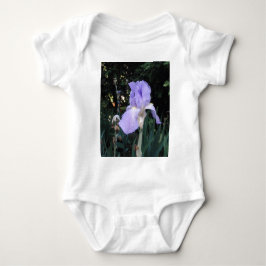 Blauer Iris Baby Strampler