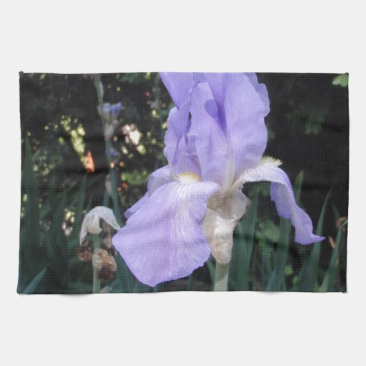 Blauer Iris Handtuch (Horizontal)