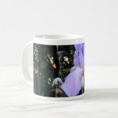 Blauer Iris Kaffeetasse (Vorderseite Links)