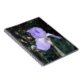 Blauer Iris Notizblock (Rechte Seite)