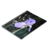 Blauer Iris Notizblock (Linke Seite)
