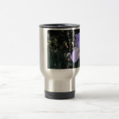 Blauer Iris Reisebecher (Mittel)