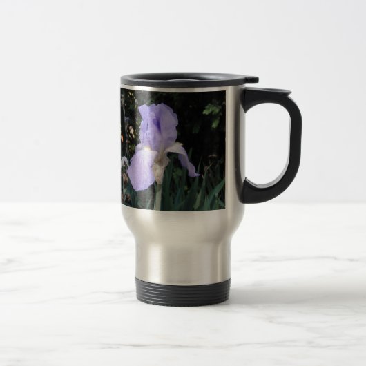 Blauer Iris Reisebecher (Rechts)