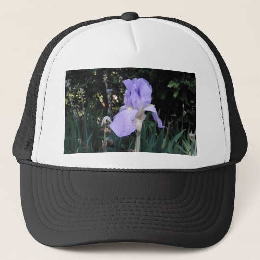 Blauer Iris Truckerkappe (Vorderseite)