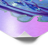 Blauer Irisch Art 8x10 Fotodruck (Ecke)