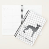 Blauer italienischer Grauhund mit benutzerdefinier Planer (Anzeige)